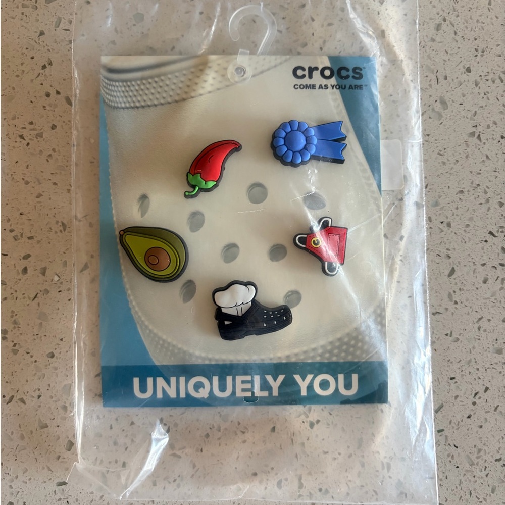 New Crocs Jibbitz Chefs 5 Pack Shoe Charms